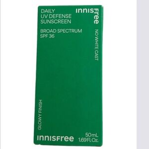 New Innisfree daily uv defense sunscreen spf 36